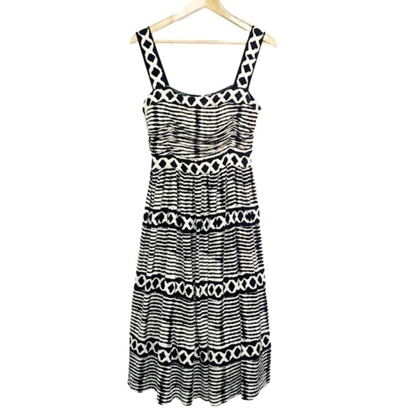 ANTHROPOLOGIE Tracy Reese Women's Brown Boho San Antonio Dress L - Picture 5 of 17